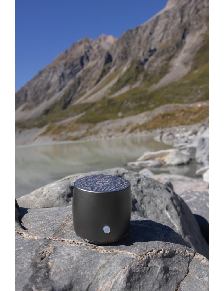 Enceinte Swiss Peak 3 W en aluminium recyclé personnalisable