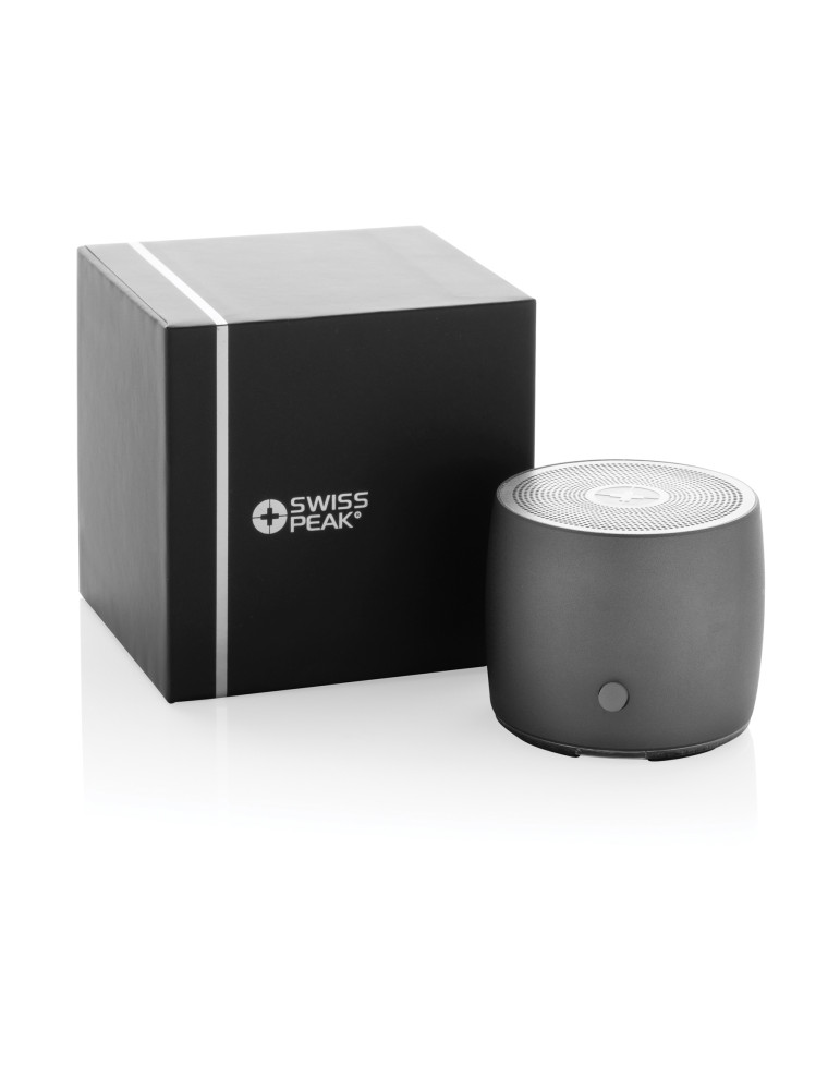 Enceinte Swiss Peak 3 W en aluminium recyclé personnalisable