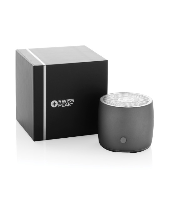 Enceinte Swiss Peak 3 W en aluminium recyclé personnalisable
