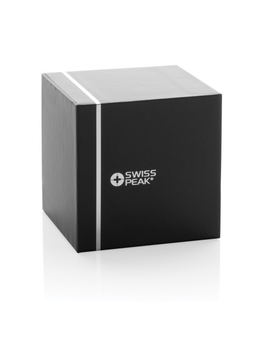 Enceinte Swiss Peak 3 W en aluminium recyclé personnalisable