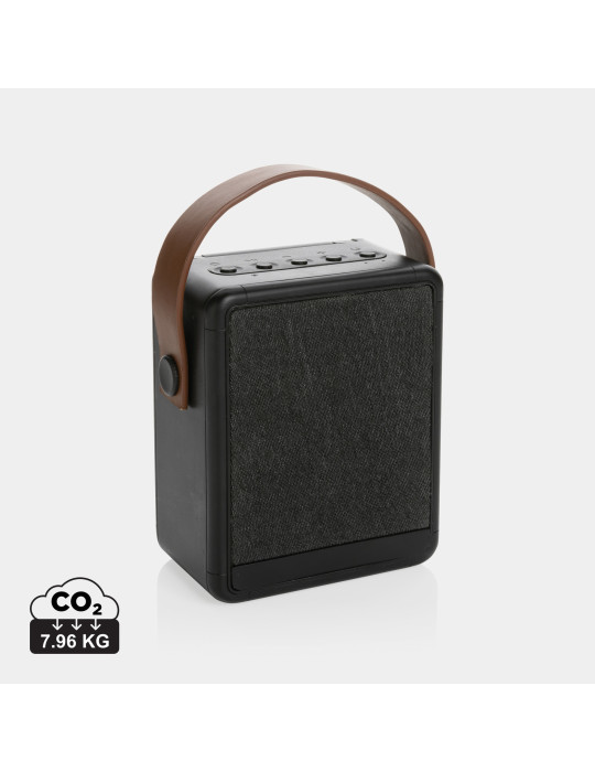 Enceinte solaire Skywave 12 W en ABS recyclé personnalisable