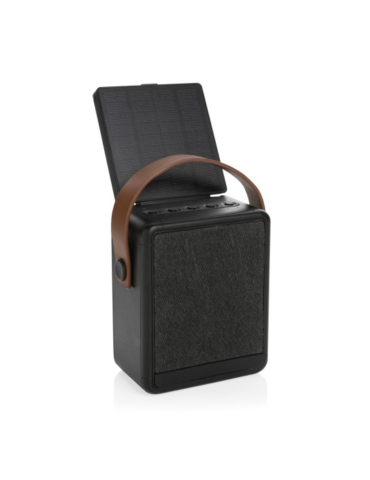 Enceinte solaire Skywave 12 W en ABS recyclé personnalisable