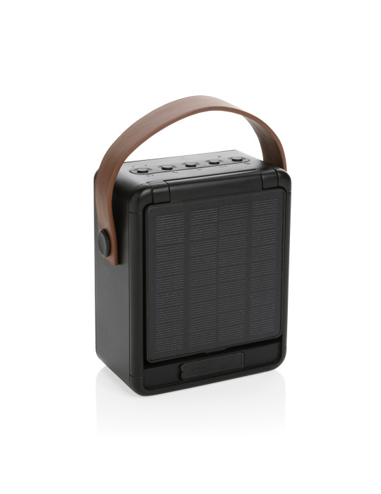 Enceinte solaire Skywave 12 W en ABS recyclé personnalisable