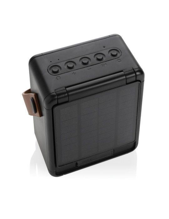 Enceinte solaire Skywave 12 W en ABS recyclé personnalisable
