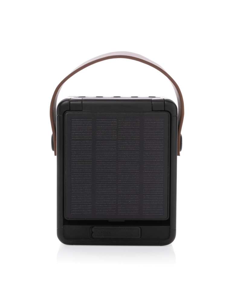 Enceinte solaire Skywave 12 W en ABS recyclé personnalisable