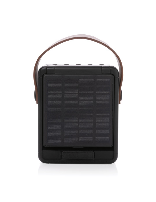 Enceinte solaire Skywave 12 W en ABS recyclé personnalisable