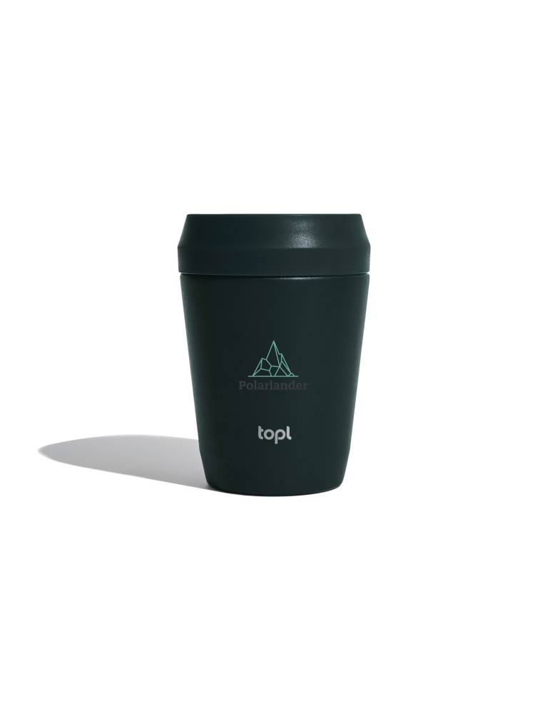 Petit mug Topl en acier recyclé à couvercle 360° personnalisable