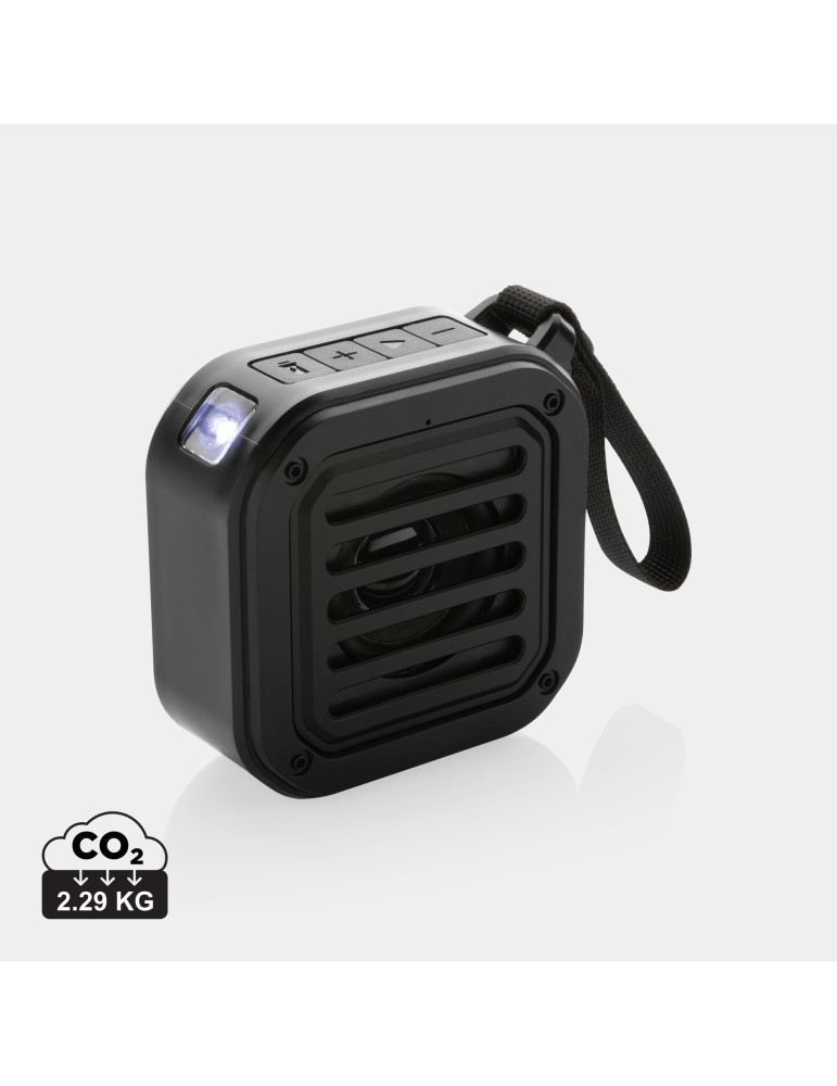Enceinte solaire Sunwave 3 W avec lampe personnalisable