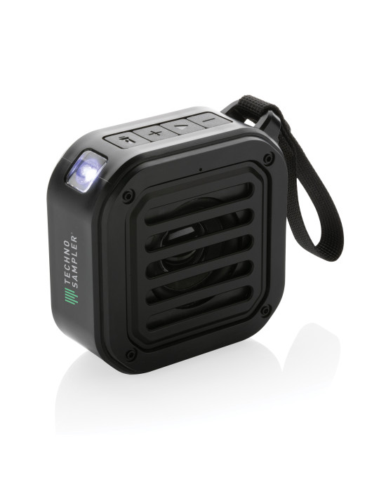 Enceinte solaire Sunwave 3 W avec lampe personnalisable