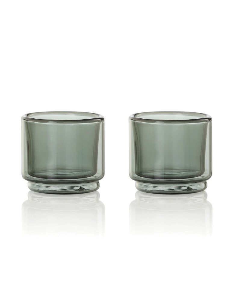 Deux tasses expresso AdHoc Impact 45 ml double paroi personnalisable