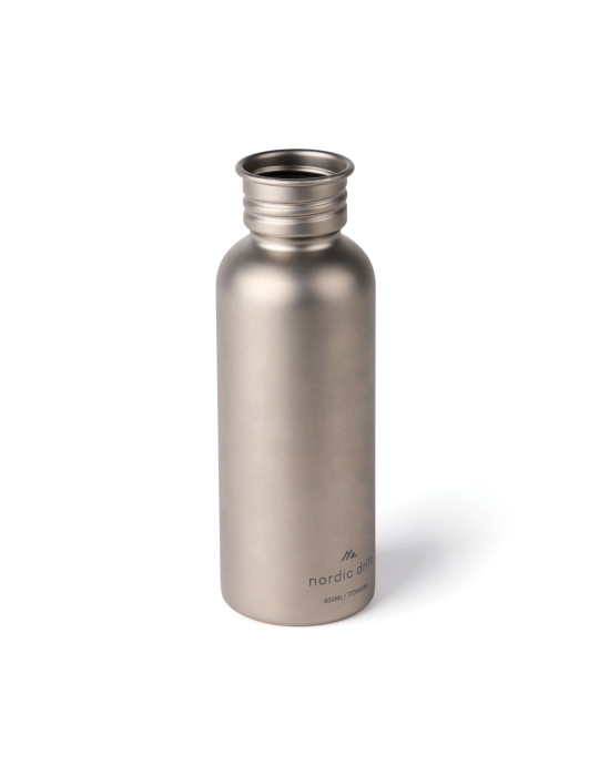 Gourde 600ml ultra légère titane Nordic Drift Trail personnalisable