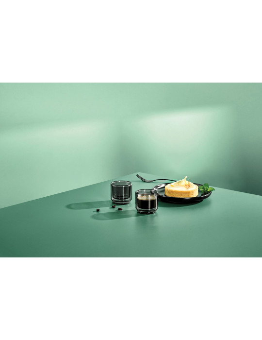 Deux tasses expresso AdHoc Impact 45 ml double paroi personnalisable