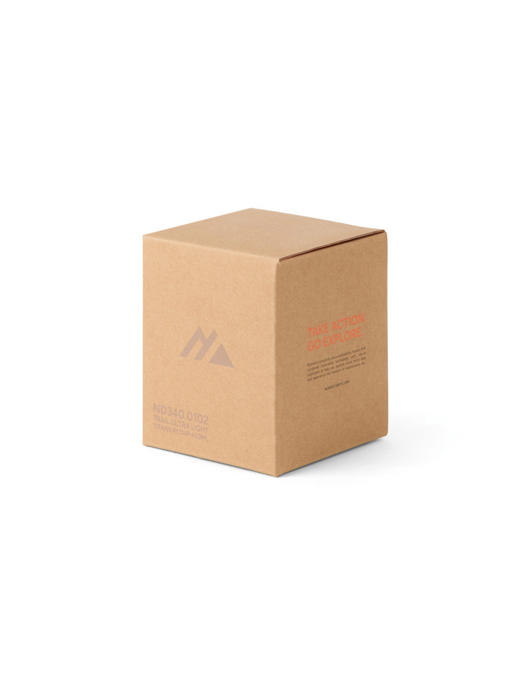 Tasse 450 ml ultra légère en titane Nordic Drift Trail personnalisable