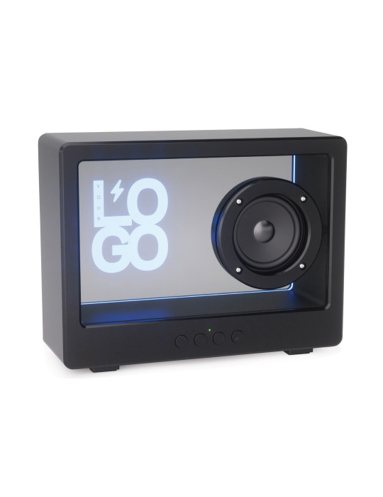 Enceinte Soundclear 5 W translucide avec RGB personnalisable