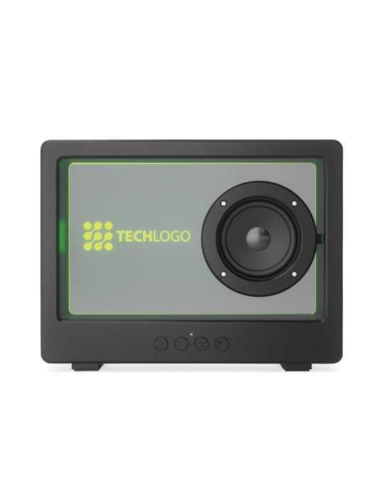 Enceinte Soundclear 5 W translucide avec RGB personnalisable