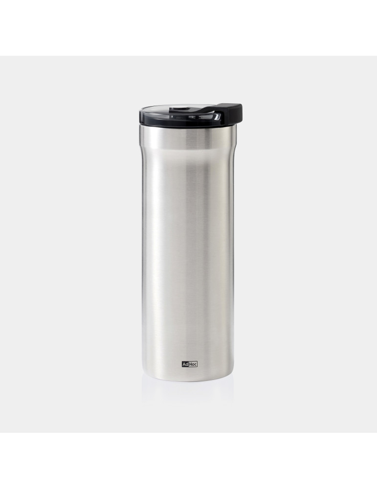 Mug isotherme AdHoc Pulse 500 ml en inox personnalisable