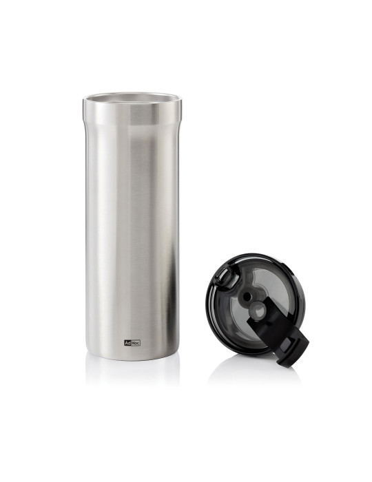 Mug isotherme AdHoc Pulse 500 ml en inox personnalisable