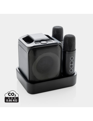 Karaoké SingVIBE à deux microphones personnalisable