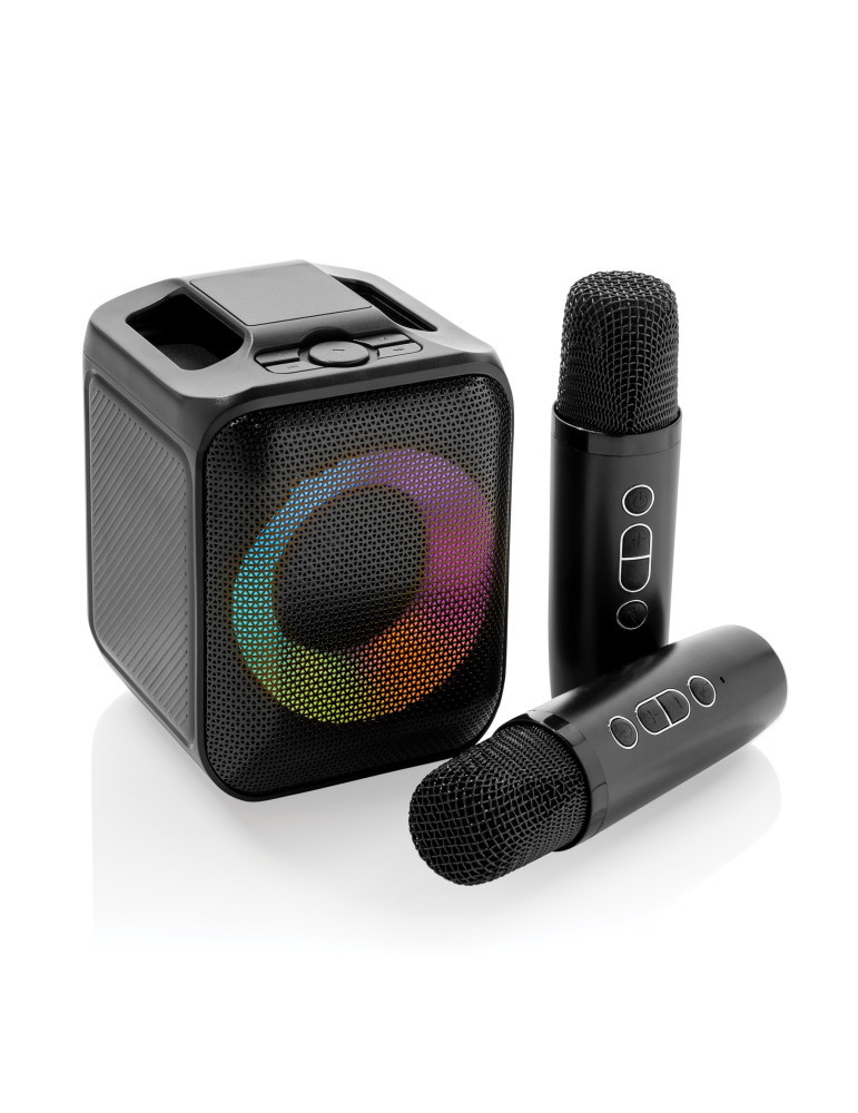 Karaoké SingVIBE à deux microphones personnalisable