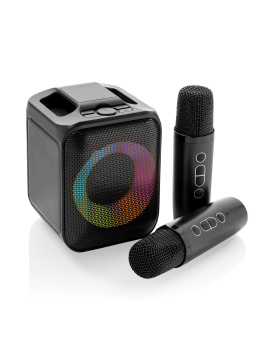 Karaoké SingVIBE à deux microphones personnalisable
