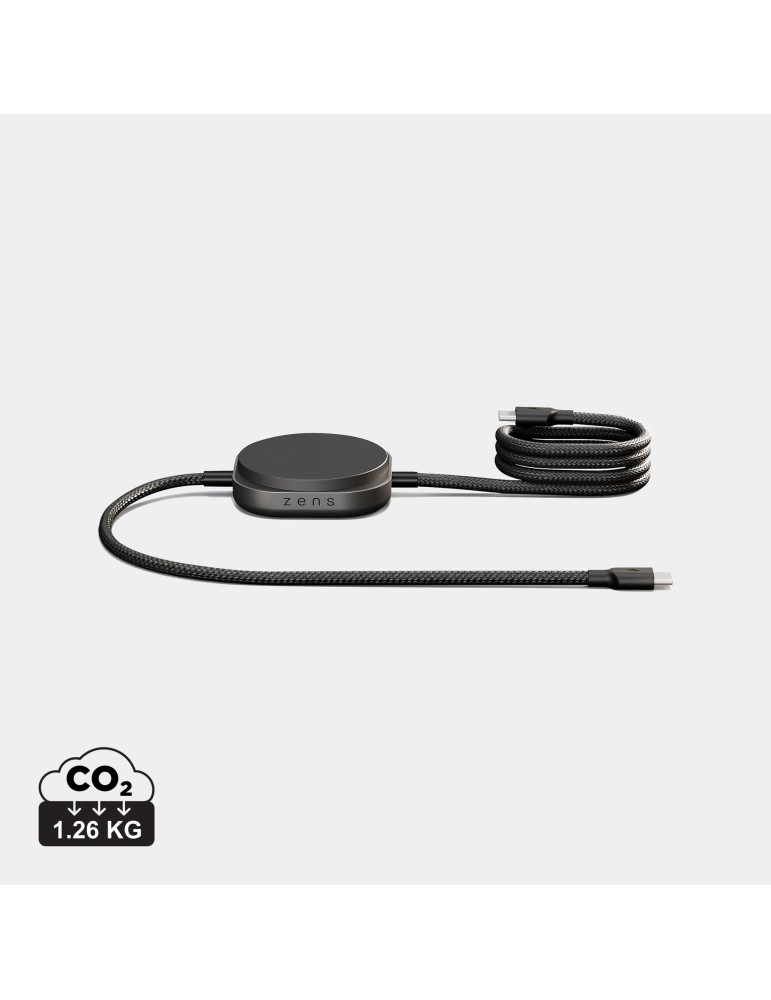 Câble de charge ZENS USB-C Pro 2 avec module Qi2 personnalisable