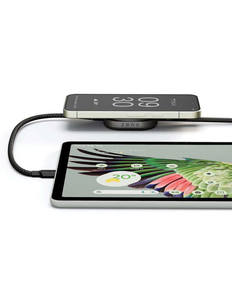 Câble de charge ZENS USB-C Pro 2 avec module Qi2 personnalisable