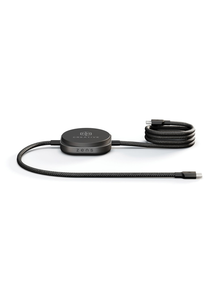 Câble de charge ZENS USB-C Pro 2 avec module Qi2 personnalisable