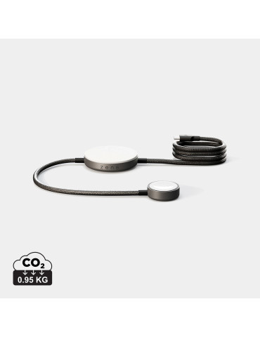 Chargeur ZENS Pro 2 Qi2 avec module Apple Watch personnalisable