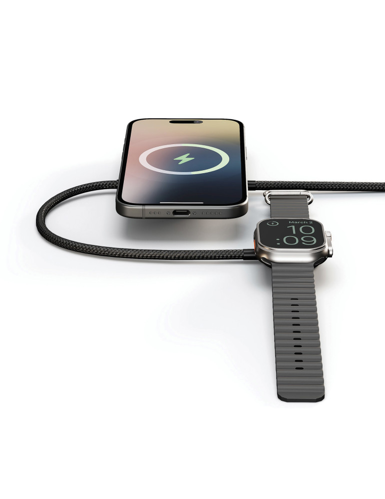 Chargeur ZENS Pro 2 Qi2 avec module Apple Watch personnalisable