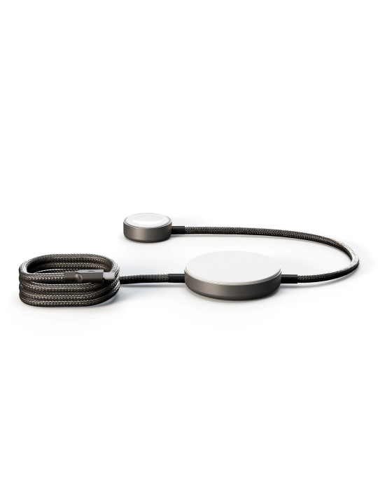 Chargeur ZENS Pro 2 Qi2 avec module Apple Watch personnalisable