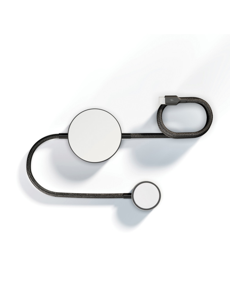 Chargeur ZENS Pro 2 Qi2 avec module Apple Watch personnalisable