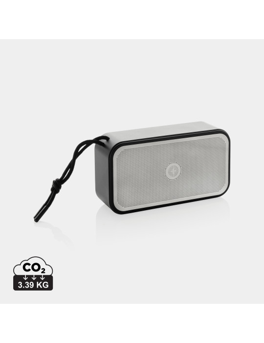 Enceinte Swiss Peak 10 W en aluminium recyclé personnalisable