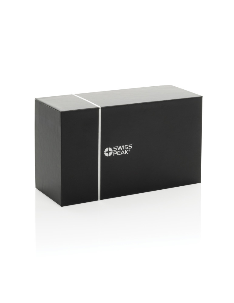 Enceinte Swiss Peak 10 W en aluminium recyclé personnalisable