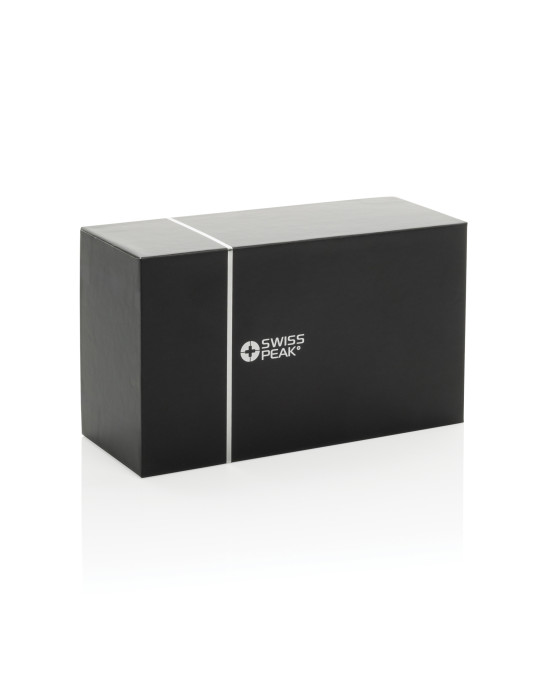 Enceinte Swiss Peak 10 W en aluminium recyclé personnalisable