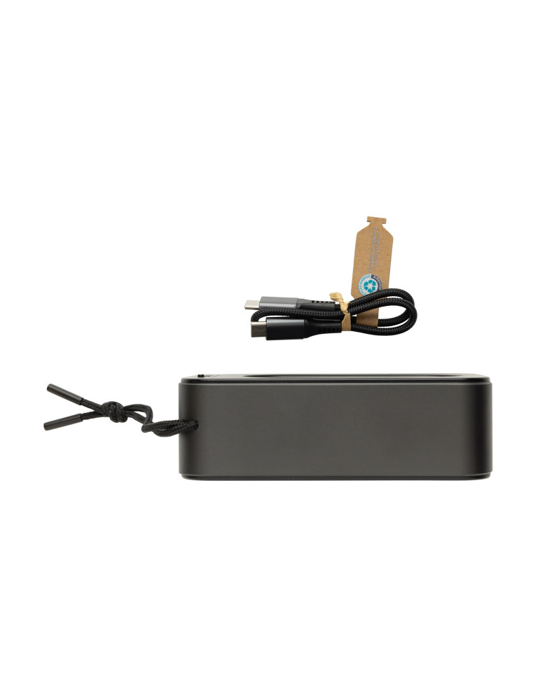Enceinte Swiss Peak 10 W en aluminium recyclé personnalisable