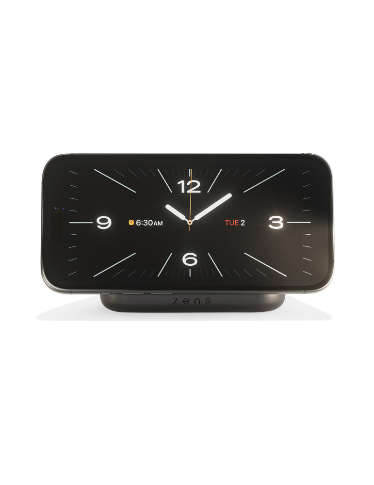 Chargeur de chevet ZENS magnétique Qi2 avec adaptateur personnalisable