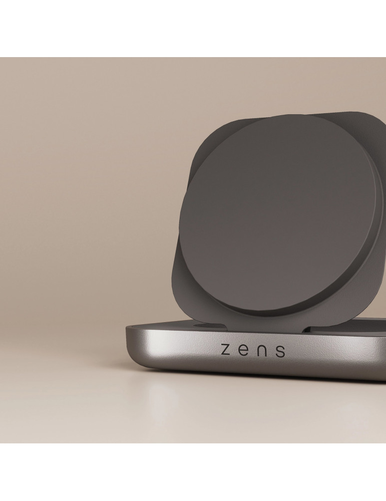 Chargeur de chevet ZENS magnétique Qi2 avec adaptateur personnalisable