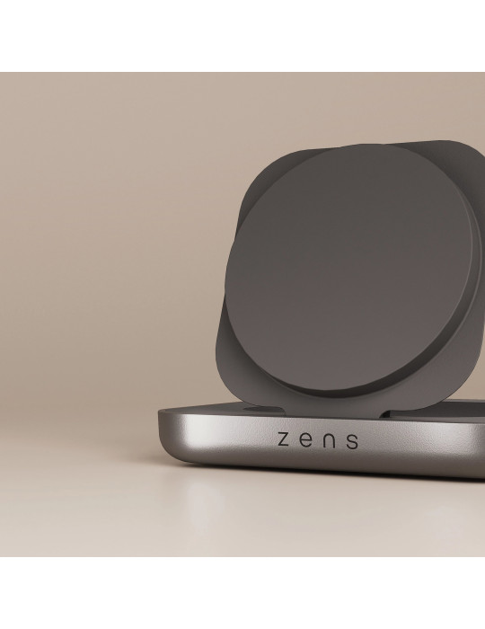 Chargeur de chevet ZENS magnétique Qi2 avec adaptateur personnalisable