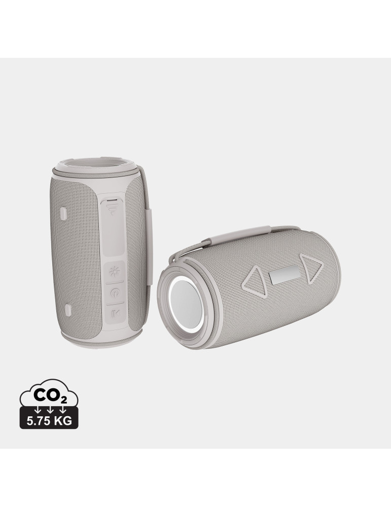 Enceinte Prisma 16 W IPX4 en ABS recyclé personnalisable