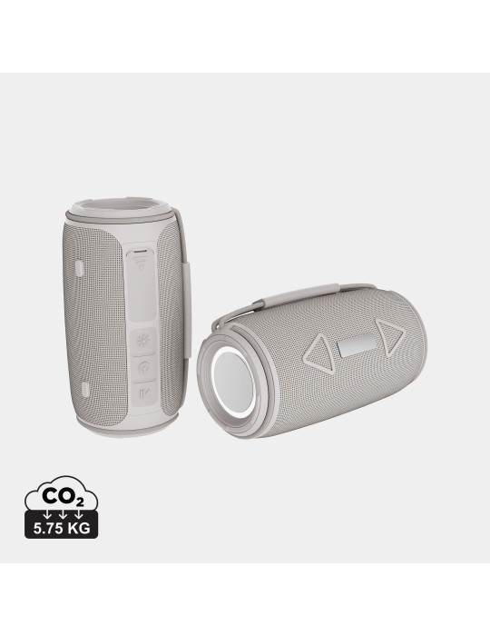 Enceinte Prisma 16 W IPX4 en ABS recyclé personnalisable