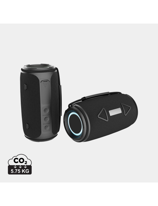 Enceinte Prisma 16 W IPX4 en ABS recyclé personnalisable