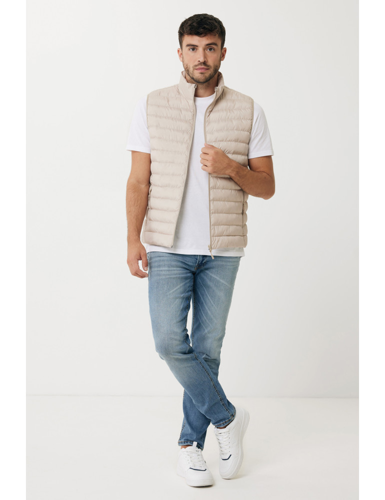 Bodywarmer homme IQONIQ Meru en polyester recyclé personnalisable