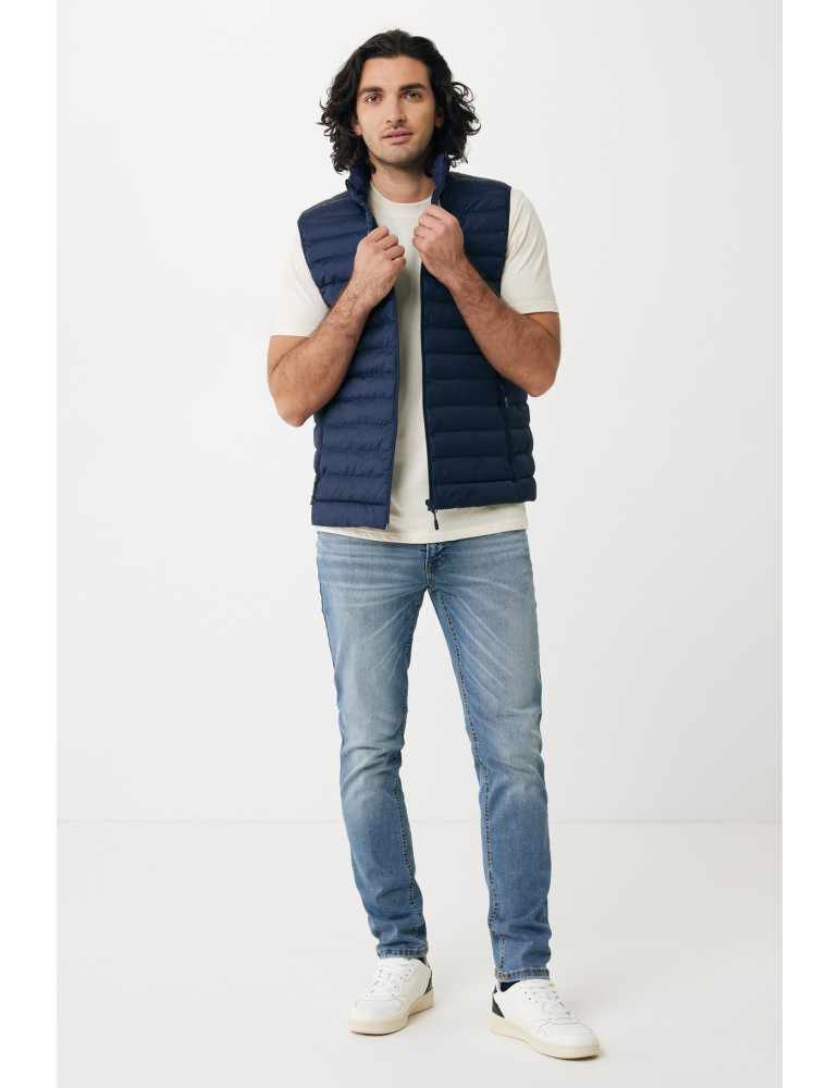 Bodywarmer homme IQONIQ Meru en polyester recyclé personnalisable