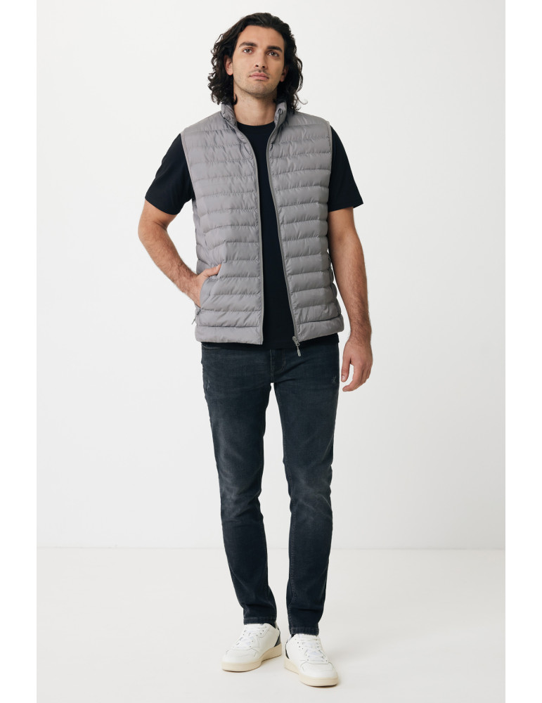 Bodywarmer homme IQONIQ Meru en polyester recyclé personnalisable