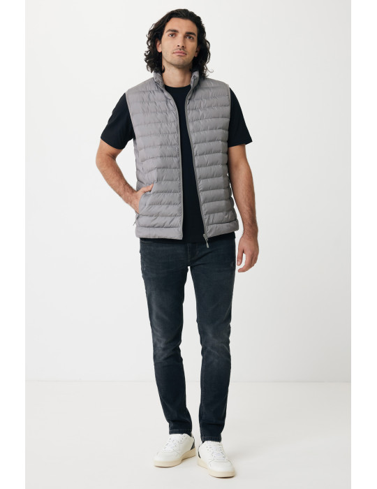 Bodywarmer homme IQONIQ Meru en polyester recyclé personnalisable