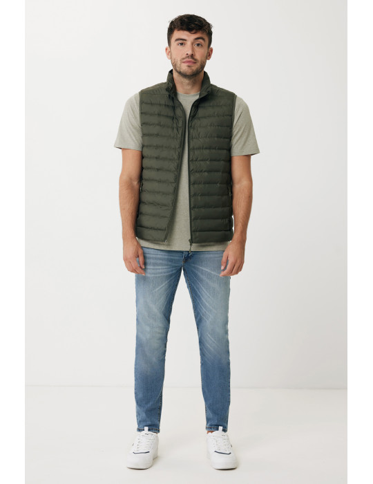 Bodywarmer homme IQONIQ Meru en polyester recyclé personnalisable
