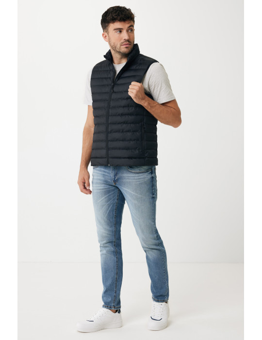 Bodywarmer homme IQONIQ Meru en polyester recyclé personnalisable