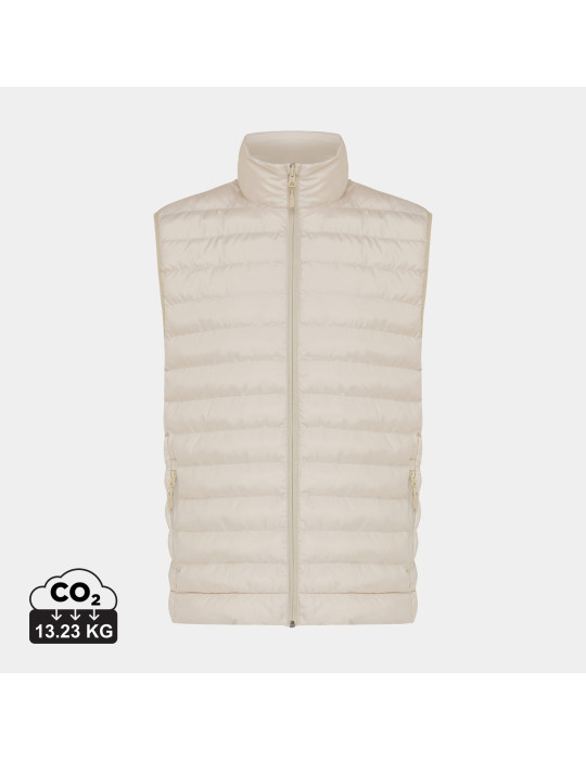 Bodywarmer homme IQONIQ Meru en polyester recyclé personnalisable