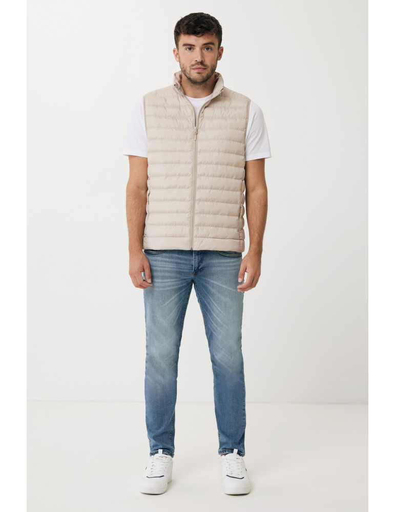 Bodywarmer homme IQONIQ Meru en polyester recyclé personnalisable