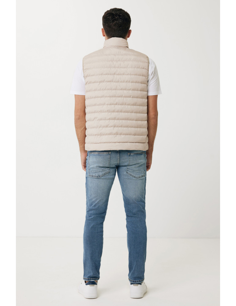 Bodywarmer homme IQONIQ Meru en polyester recyclé personnalisable